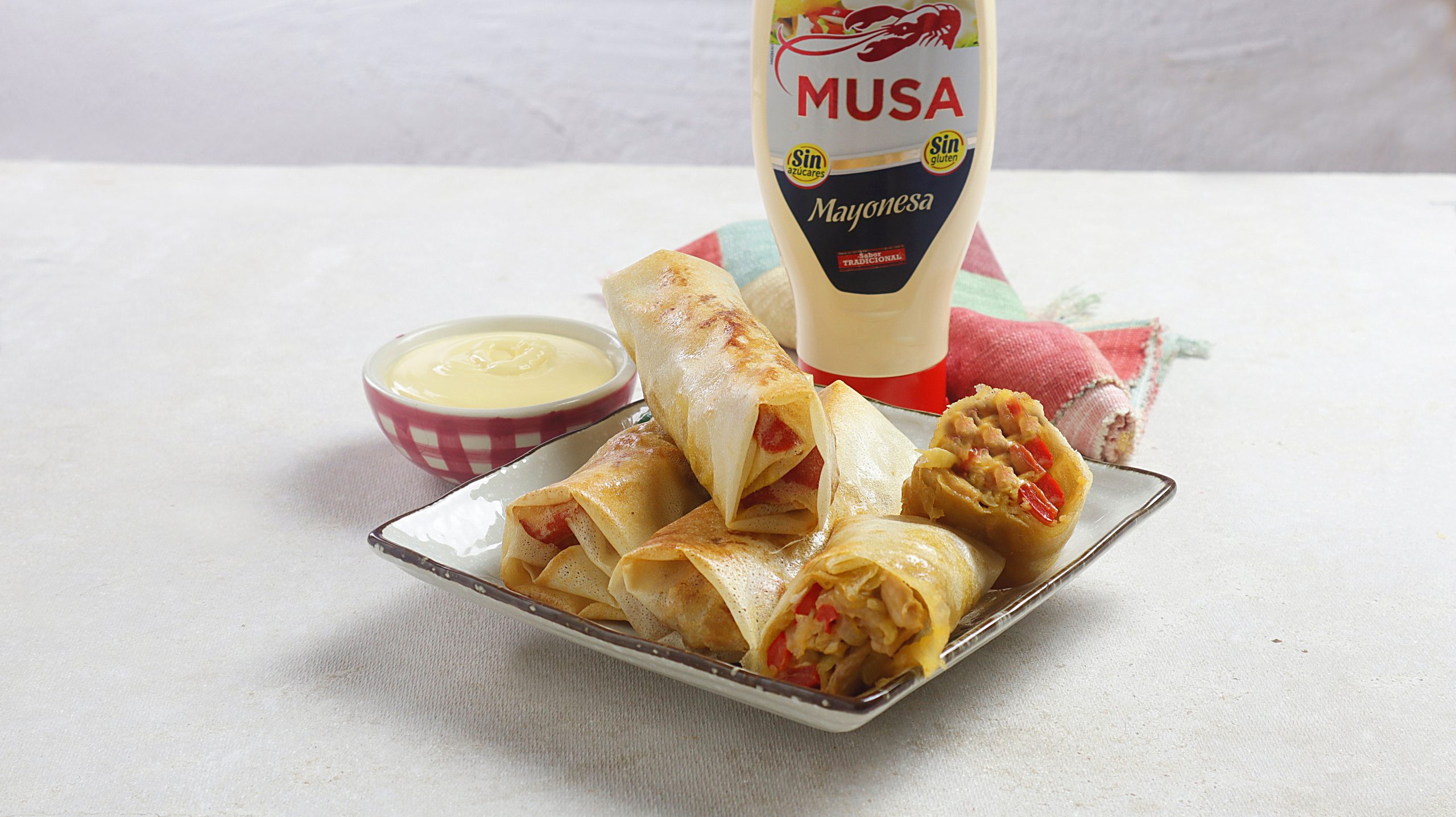 Rollitos De Pollo Y Pimiento - Recetas Musa