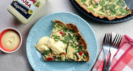 Receta de Quiche de verduras