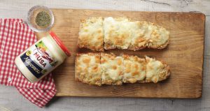 receta de Pan de ajo y queso