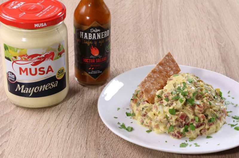 Tartar de salchichón