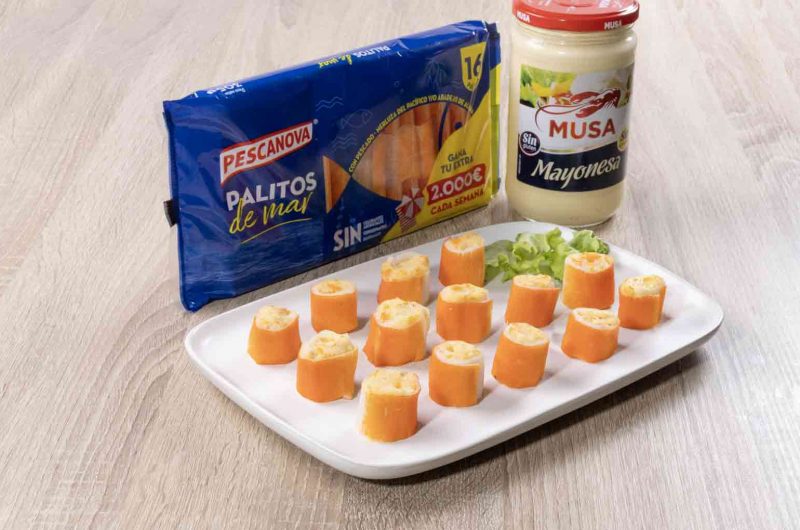 Rollitos de mar con ensaladilla