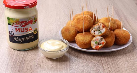 Albóndigas de merluza y gambas