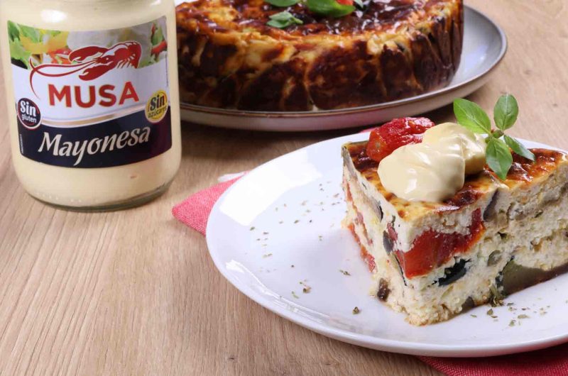 Pastel de verdura y queso
