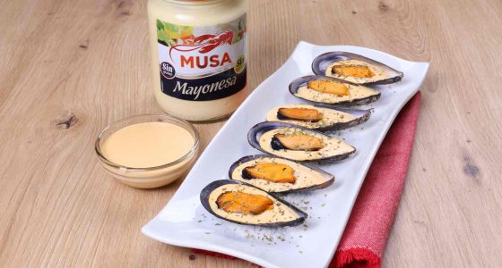 Mejillones a la crema de escabeche