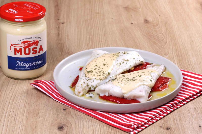 Merluza con Mayonesa de atún