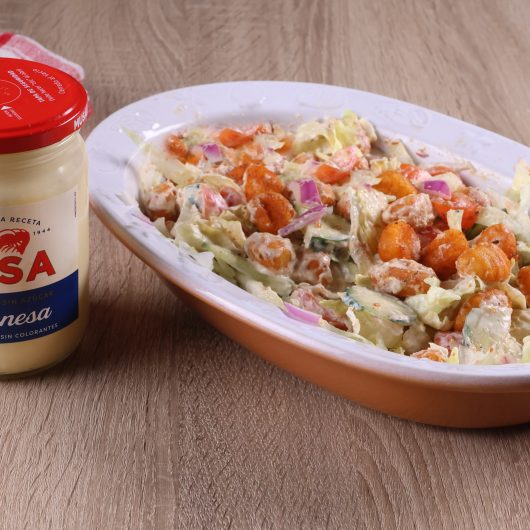 ensalada de noquis