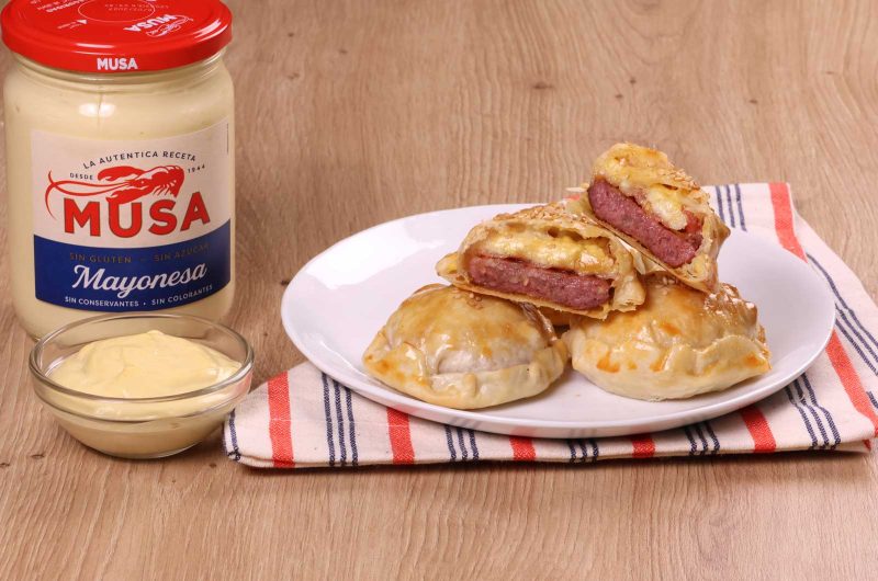 Empanadillas de Mini Hamburguesas