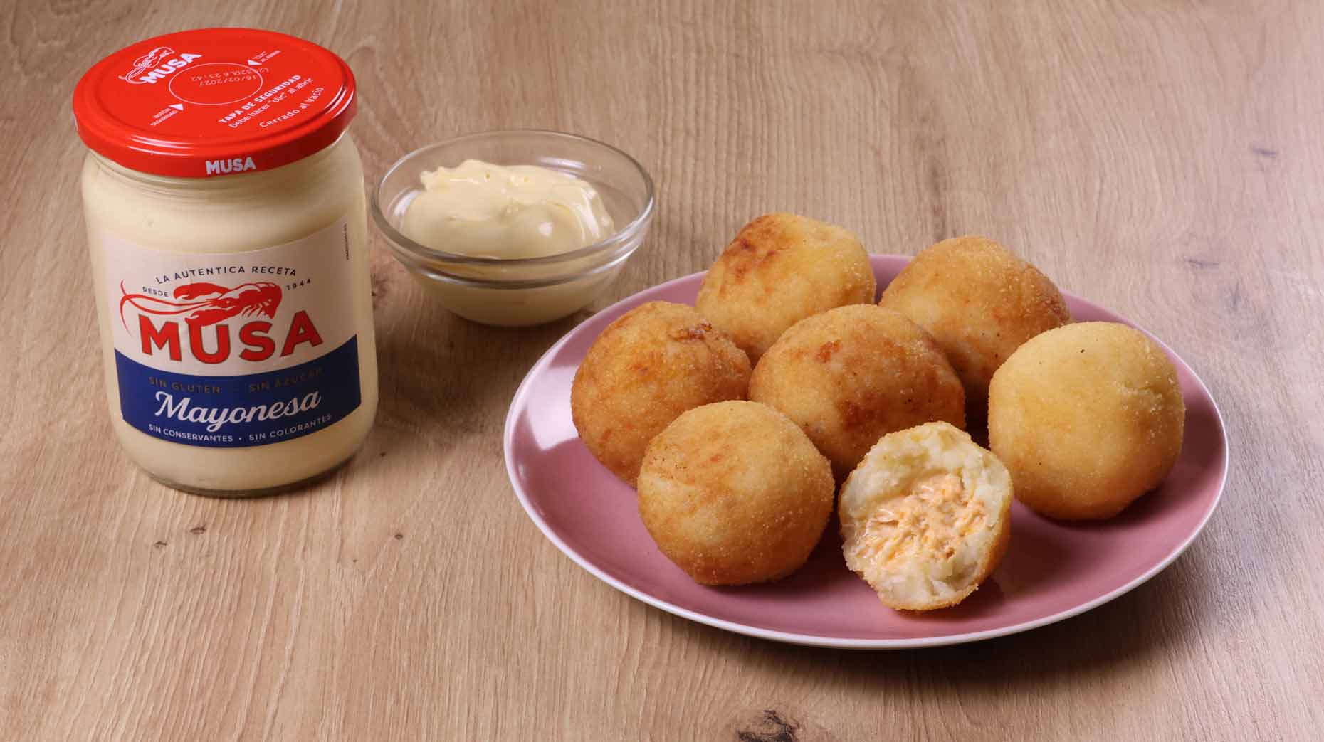 Bolas de Patata y Pollo