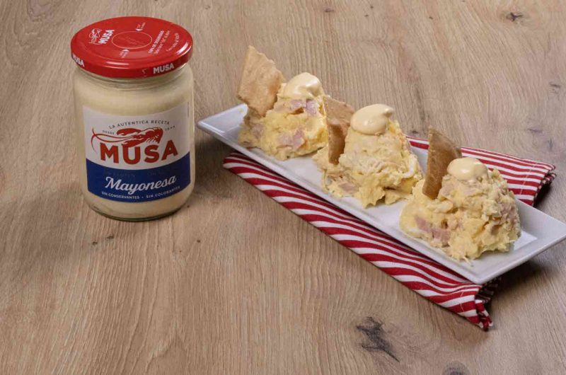 Ensaladilla de pollo y jamón