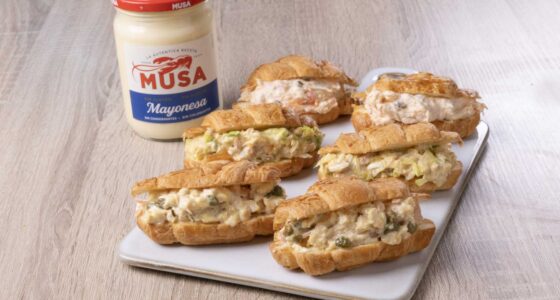 Mini croissants rellenos: 3 ideas fáciles con Mayonesa